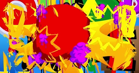 Graffiti background on abstract Stock Footage 340301867