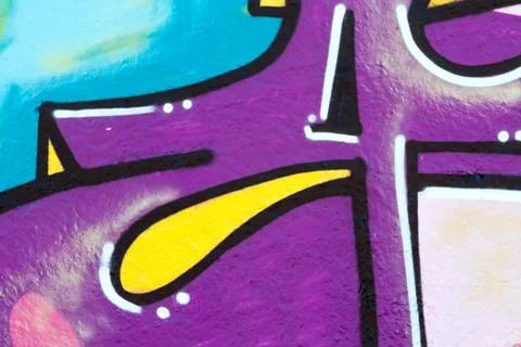 Graffiti background detail Stock Illustration
