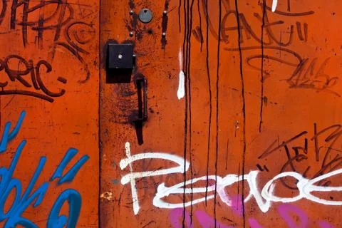 Graffiti background Stock Illustration