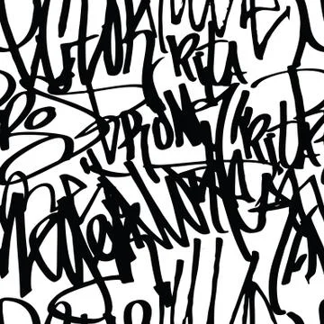 Graffiti Background Pattern Illustrazione stock