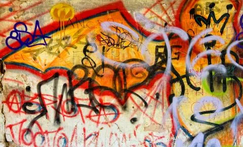 Graffiti background Stock Photos