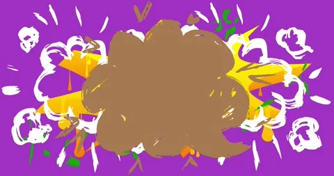 Graffiti background on purple animation Stock Footage 342303486