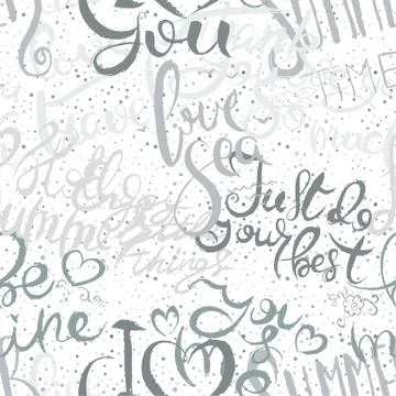 Graffiti background seamless pattern. Hand style tagging Stock Illustration