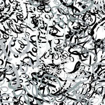 Graffiti background seamless pattern. Hand style tagging 스톡 일러스트