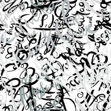 Graffiti background seamless pattern. Hand style tagging 스톡 일러스트