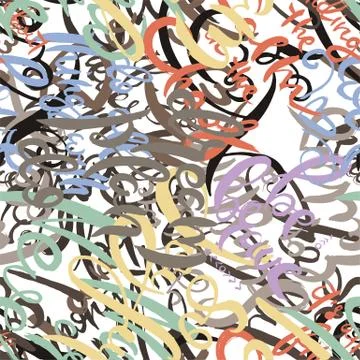 Graffiti background seamless pattern. Hand style tagging 스톡 일러스트