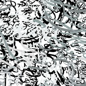 Graffiti background seamless pattern. Hand style tagging Stock Illustration