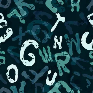 Graffiti Background seamless pattern Illustrazione stock