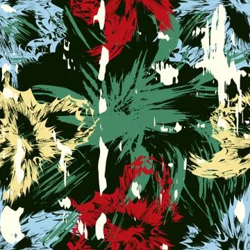 Graffiti Background seamless pattern Illustrazione stock