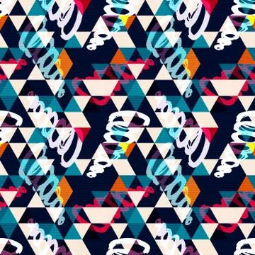 Graffiti Background seamless pattern Stock Illustration