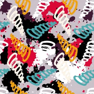 Graffiti Background seamless pattern 스톡 일러스트