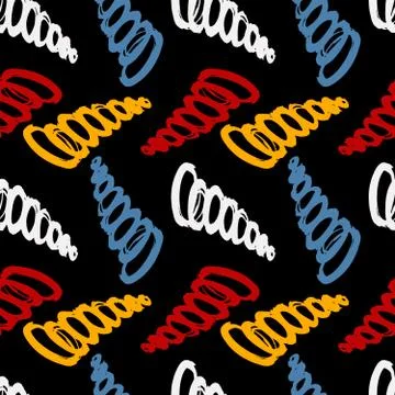 Graffiti Background seamless pattern Stock Illustration