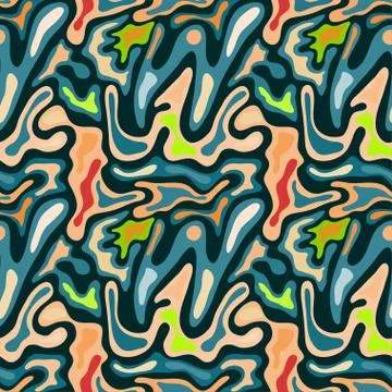 Graffiti background seamless texture Stock-Illustration