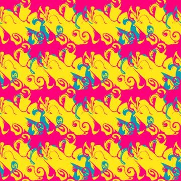 Graffiti background seamless texture Stock Illustration