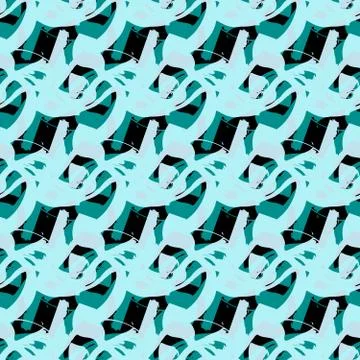 Graffiti Background Seamless texture Illustrazione stock