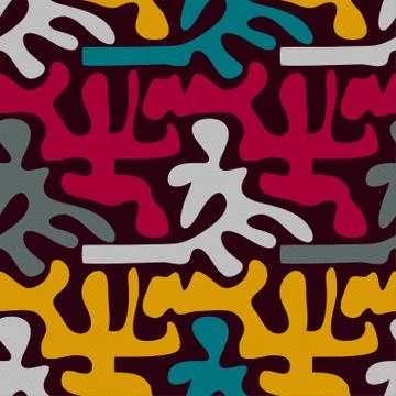 Graffiti Background Seamless texture Stock Illustration