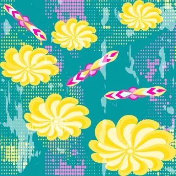Graffiti beautiful abstract background Illustrazione stock