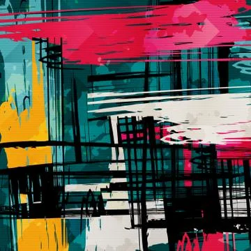 Graffiti beautiful abstract background vector illustration Stock-Illustration