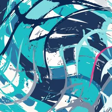 Graffiti beautiful abstract background vector illustration Stock Illustration