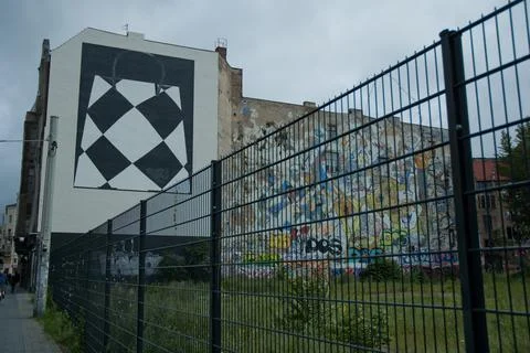 Graffiti in Berlin Stock Photos
