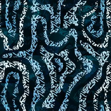 Graffiti on a black background abstract color seamless pattern grunge texture Illustrazione stock