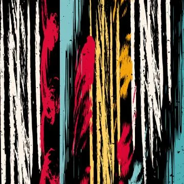 Graffiti on a black background vector illustration Stock Illustration