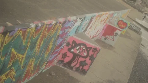 Graffiti - Bolinas Stock-Footage 96420040