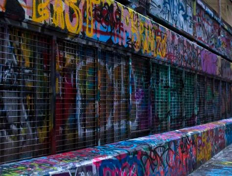 Graffiti Cage Stock Photos