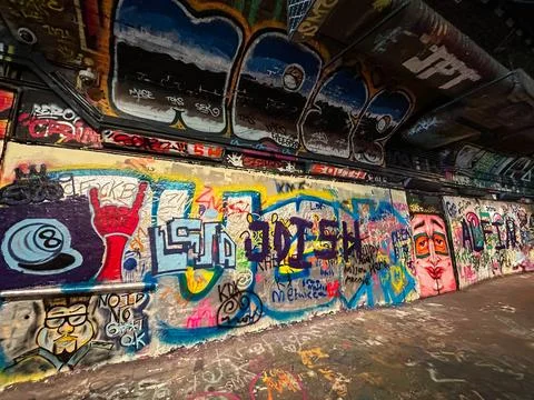 Graffiti Canvas Stock Photos