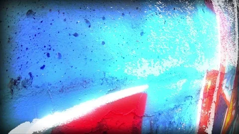 Graffiti close up plus Threshold Glow Stockbeeldmateriaal 75252887