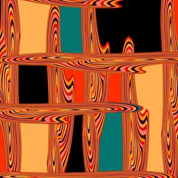 Graffiti colored geometrical objects vector illustration Stock Illustration