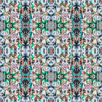 Graffiti colorful background seamless pattern. Stock Photos