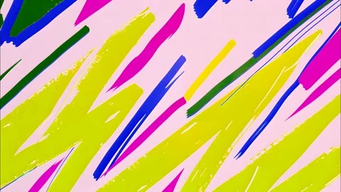 Graffiti Comic Zig-Zag Hand-Drawn Stroke Texture FX Stock Footage 315212090