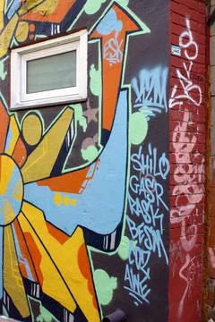 Graffiti Corner Foto stock