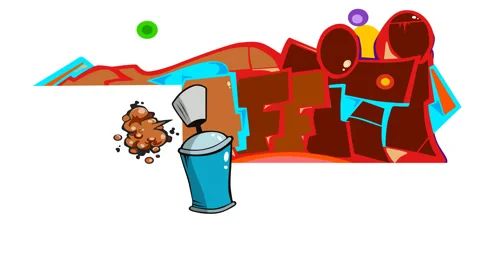 Graffiti Stock Footage 144477026