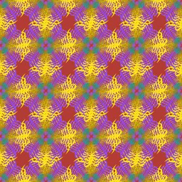 Graffiti on a geometric background seamless pattern Stock Illustration