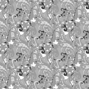 Graffiti on a geometric background seamless pattern Stock-Illustration