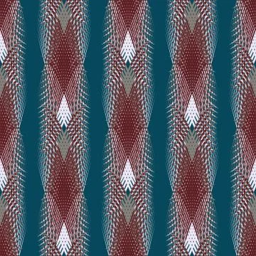 Graffiti on a geometric background seamless pattern Stock Illustration