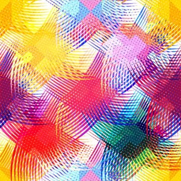 Graffiti on a geometric background seamless pattern Stock Illustration