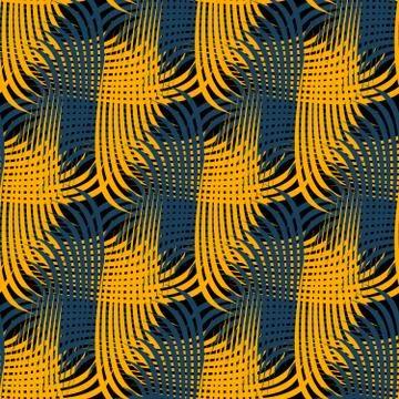 Graffiti on a geometric background seamless pattern Stock Illustration