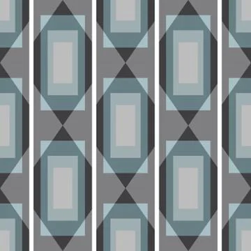 Graffiti on a geometric background seamless pattern Stock-Illustration