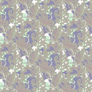 Graffiti on a geometric background seamless pattern Stock Illustration