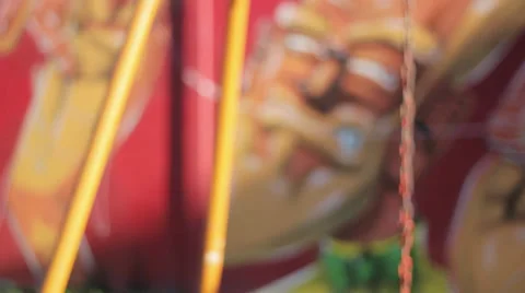 Graffiti getting in focus Stock Footage 35220235