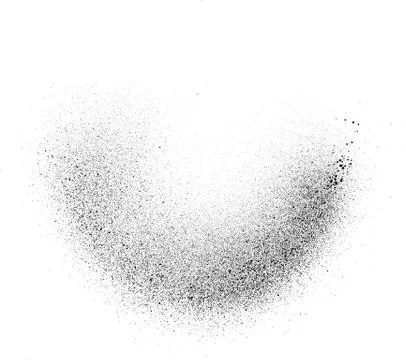 Graffiti half circle shade effect in black on white Stock Illustration