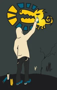 Graffiti Stock Illustration