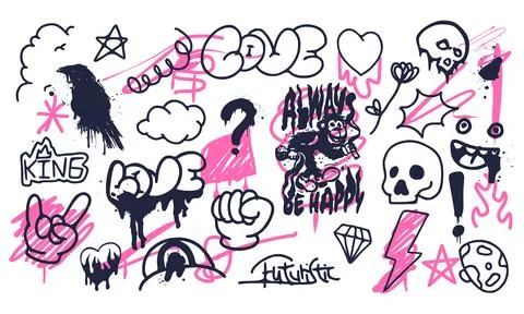 Graffiti Stock Illustration