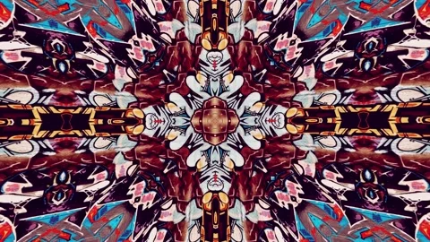 Graffiti Kaleidoscope VJ Loop 5 Видео 336261103