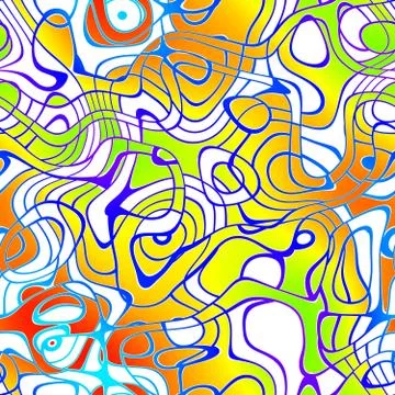 Graffiti mosaic generated seamless texture Stock Illustration