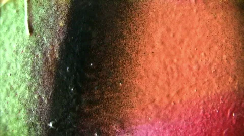 Graffiti paint line close up Stock Footage 737281