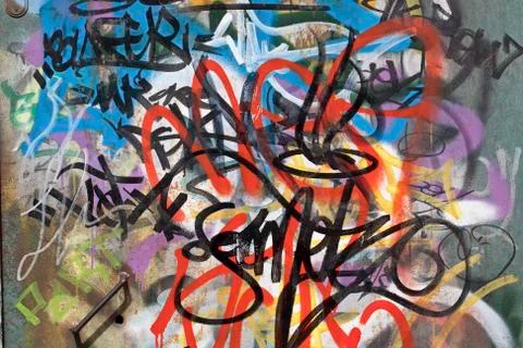 Graffiti Foto stock